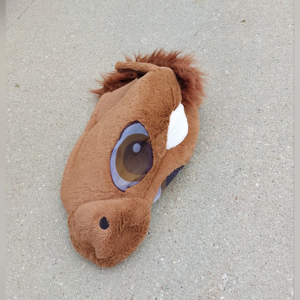 Horse‎ Head Maskimal Dan Dee Halloween Costume Mascot Mask Godfather